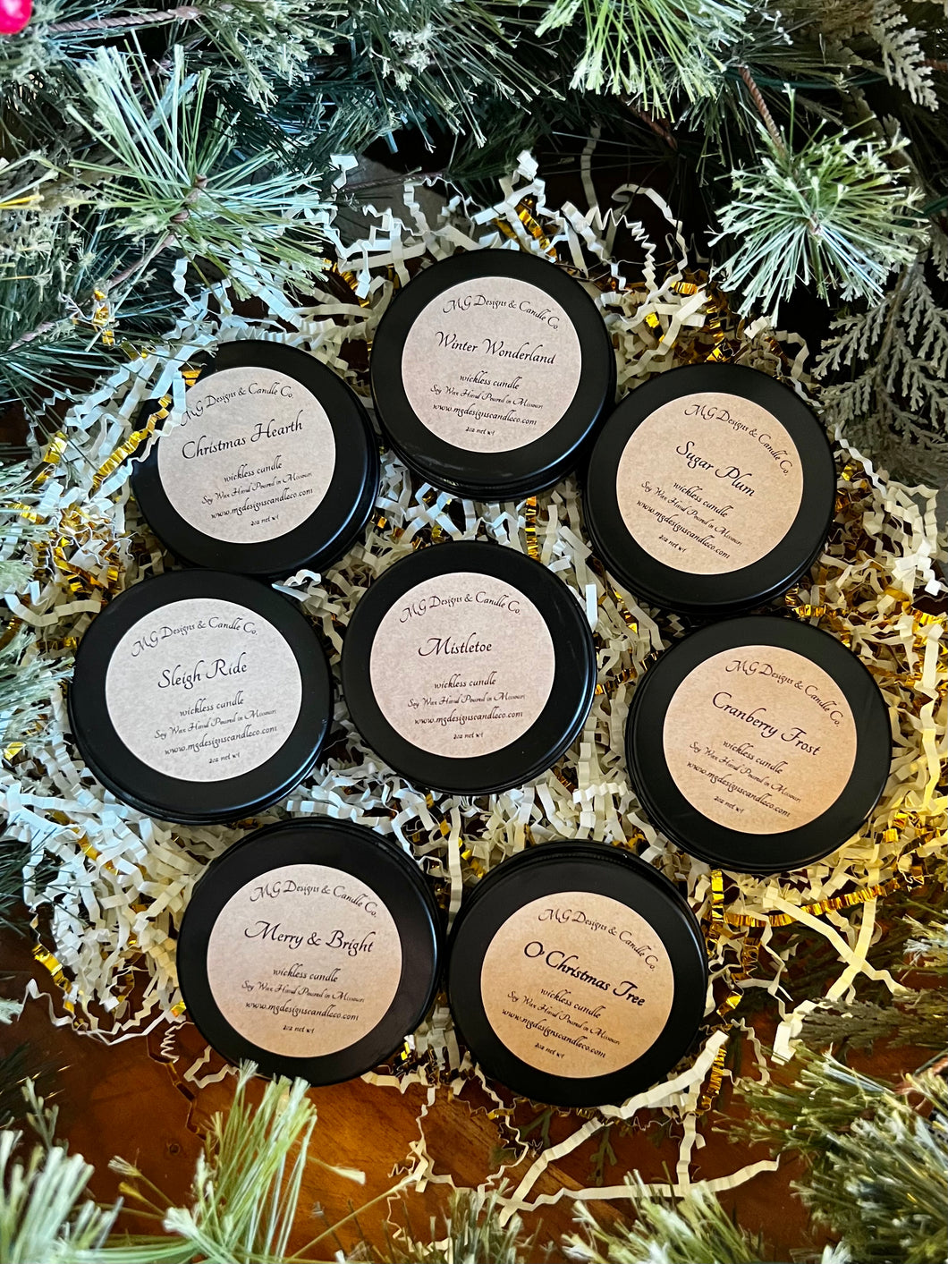 2 oz wickless candle tin